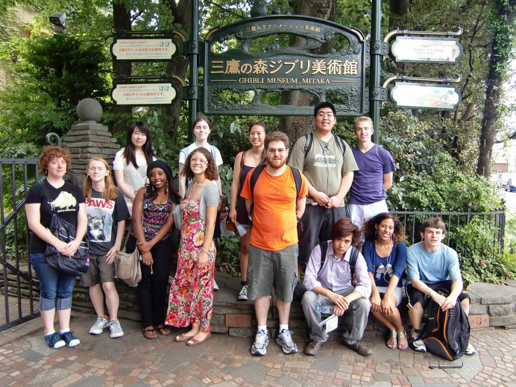 KCP students at the entrance of Ghibli Museum.