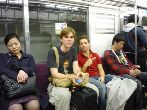 KCP's Daniel Lambert in the subway