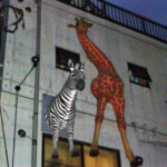 While walking around Ikebukuro, you might see these random giraffe and zebra structures coming out of a building.
