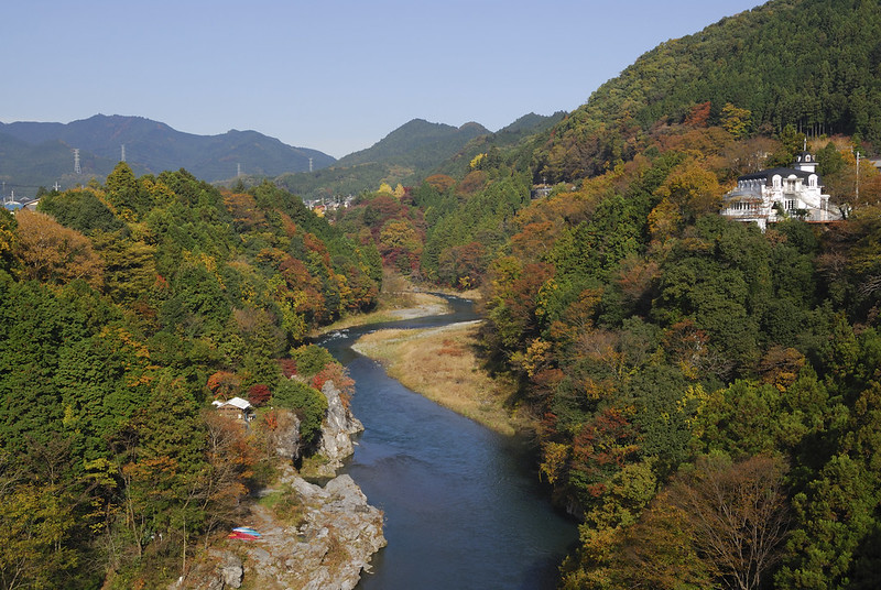 Scenery of Tama River