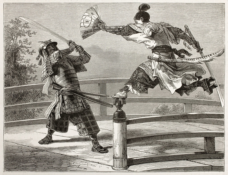 Youshitsune samurai fighting