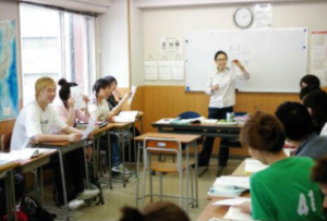 KCP students in one of the temporary classroom