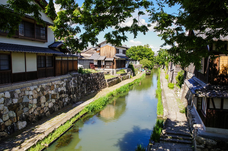 The waterways of Omihachiman city