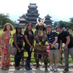 KCP students in front of Matsumoto Castle