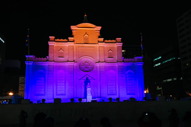 Snow Sculpture of Stockholm Cathedral