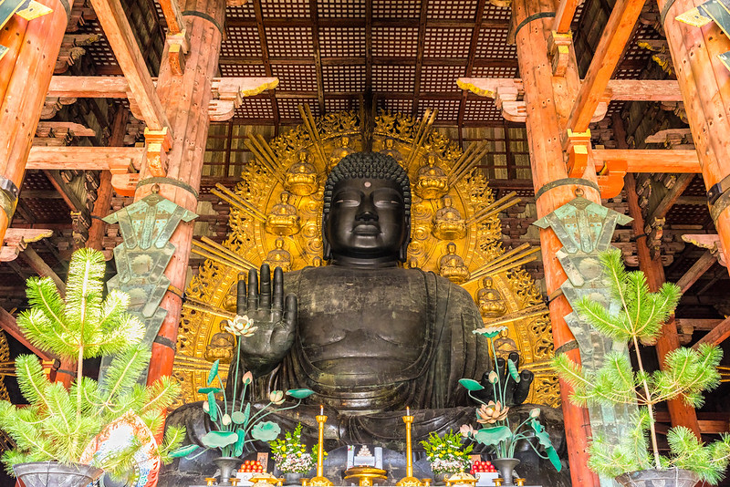 Bronze Buddha at Todai-ji temple