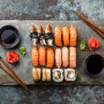 Assorted sushi