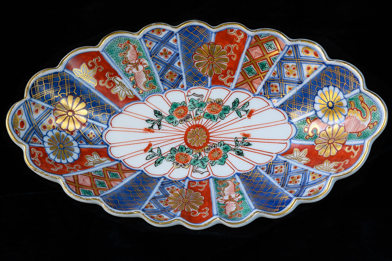 Japanese porcelain plate