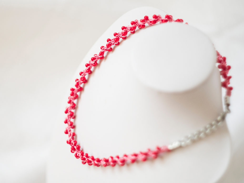 Kumihimo necklace