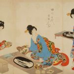 omen's Activities of the Tokugawa Era: Creating Bonkei (actually Bonseki) Tray Landscapes