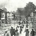 Destruction caused by the Great Kantō earthquake.