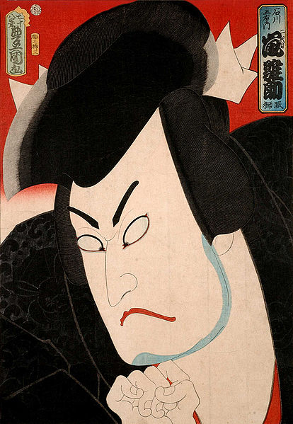 Hinasuke Arashi as Goemon Ishikawa”, Kinshōdō-ban Ōkubie series by Toyokuni Utagawa III