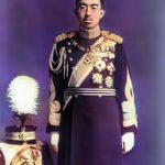 Emperor Showa in dress uniform. Colorized.