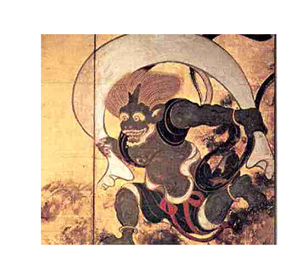 Depiction of Fūjin