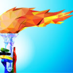 illustration of the Olympic torch