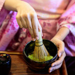 Preparing a traditional Japanese Green tea