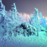 Trees like snow monsters, Mt. Zao