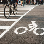 Bicycle crossing in Tokyo