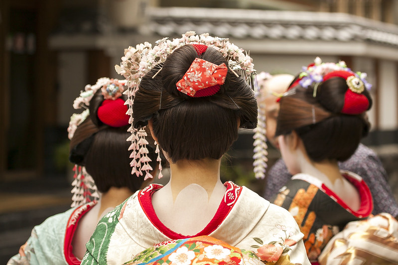 Maiko in kimono