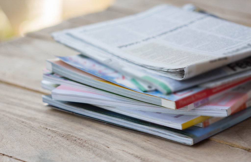 Magazines and newspapers
