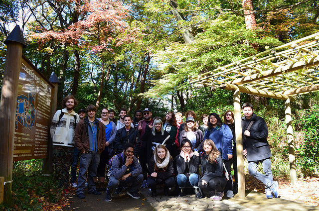 KCP Fall 2017 students at the Edo-Tokyo Open Air Architectural Museum