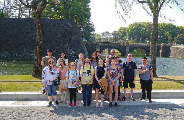 KCP Students Visit the Imperial Palace in Japan