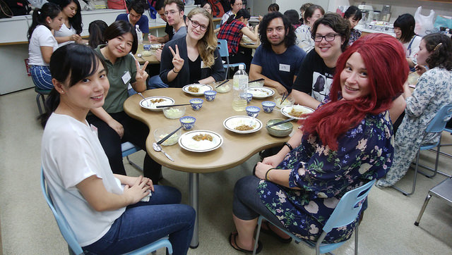 KCP Students Cooking Curry While Learning Japanese in Japan