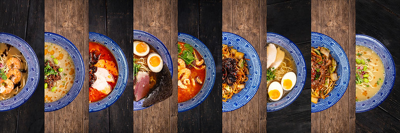 Different types of ramen