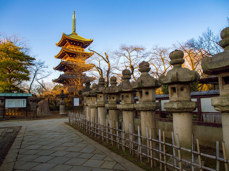 Kaneiji Pagoda, Tokyo, Japan. |