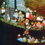 Portuguese traders landing in Japan.