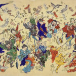 Dancing scene of the "Ee ja nai ka" movement.