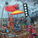 Japanese Samurai Battle