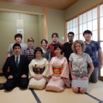 KCP students in a tea ceremony activity.