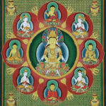 Center of a Garbhadhatu (Sanskrit) or Taizo-kai (Japanese) - Mandala.