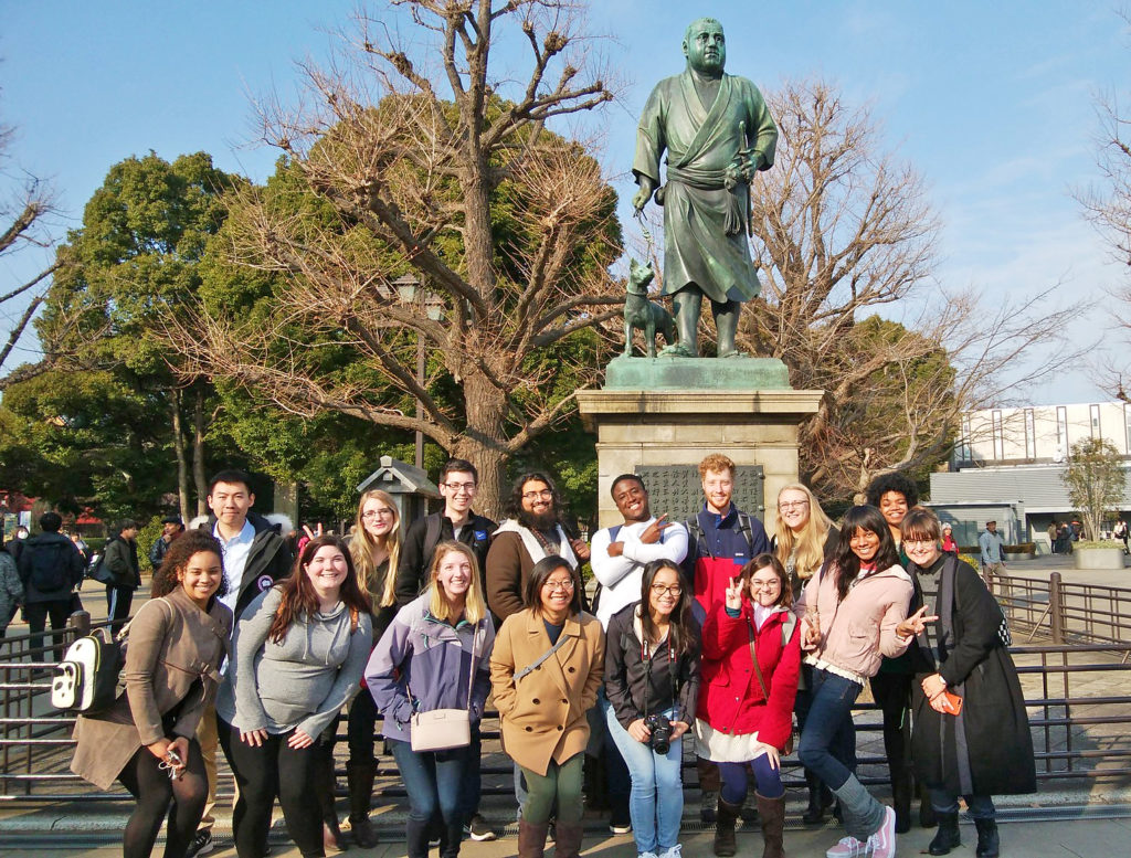 KCP students on a culture trip in Japan.