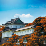 Tokyo Imperial Palace in autumn