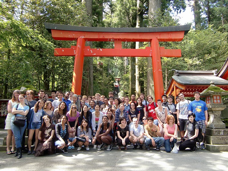 KCP students on a culture trip in Japan.