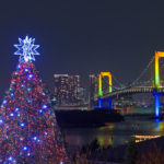 Night view of Odaiba in Tokyo
