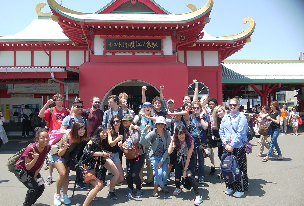 KCP students on an excursion in Japan.