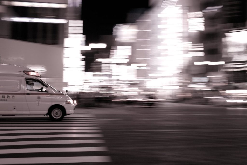 Japanese ambulance.