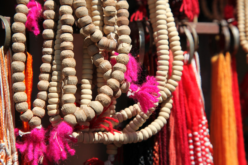 Mala beads.