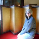 Brittney at Gifu/ Kanazawa culture trip.