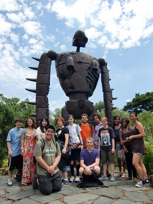 KCP students at the Ghibli museum.