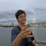 Yoshi overlooking the Japanese harbour.