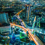 Ikebukuro panoramic view at night