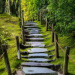 Rinno-ji Temple stone path