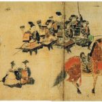 Shōni Kagesuke and his forces in Akasaka