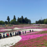 A KCP class being guided through the Pink Moss Hills