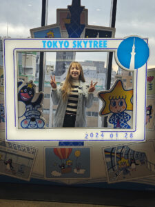 Hannah at Tokyo Skytree
