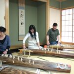KCP students playing traditional Japanese intrument